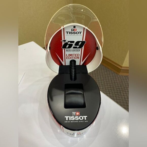 New - Limited Edition Nicky Hayden Helmet Tissot Watch Box - Picture 9 of 11